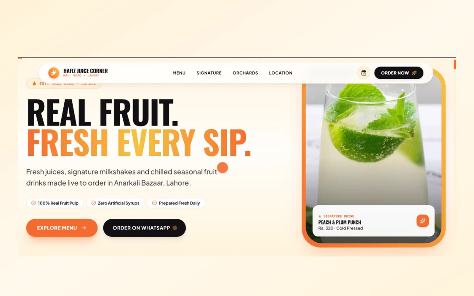 Hafiz Juice Corner